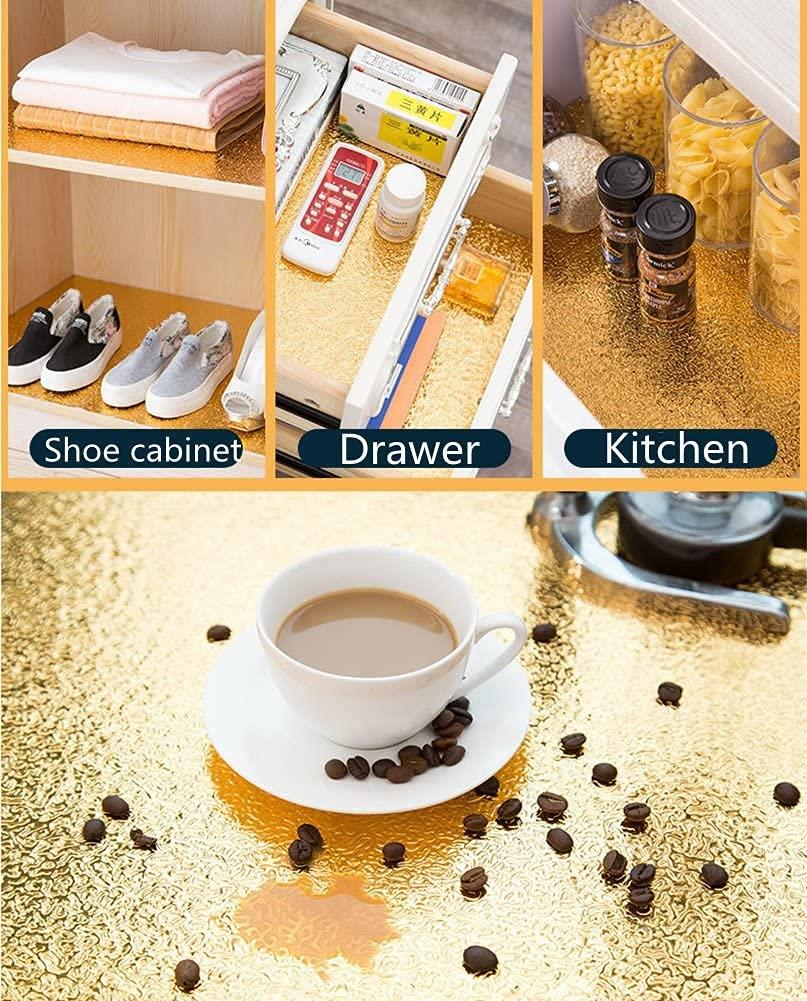 GOLDEN SELF ADHESIVE KITCHEN OIL-PROOF WATERPROOF ALUMINUM FOIL