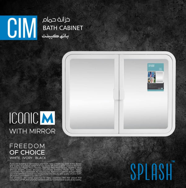 SPLASH BATHROOM CABINET WITH MIRROR ICONIC M