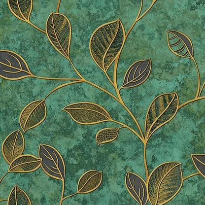 GOLDEN LEAVES - PREMIUM WALLPAPER ROLLS