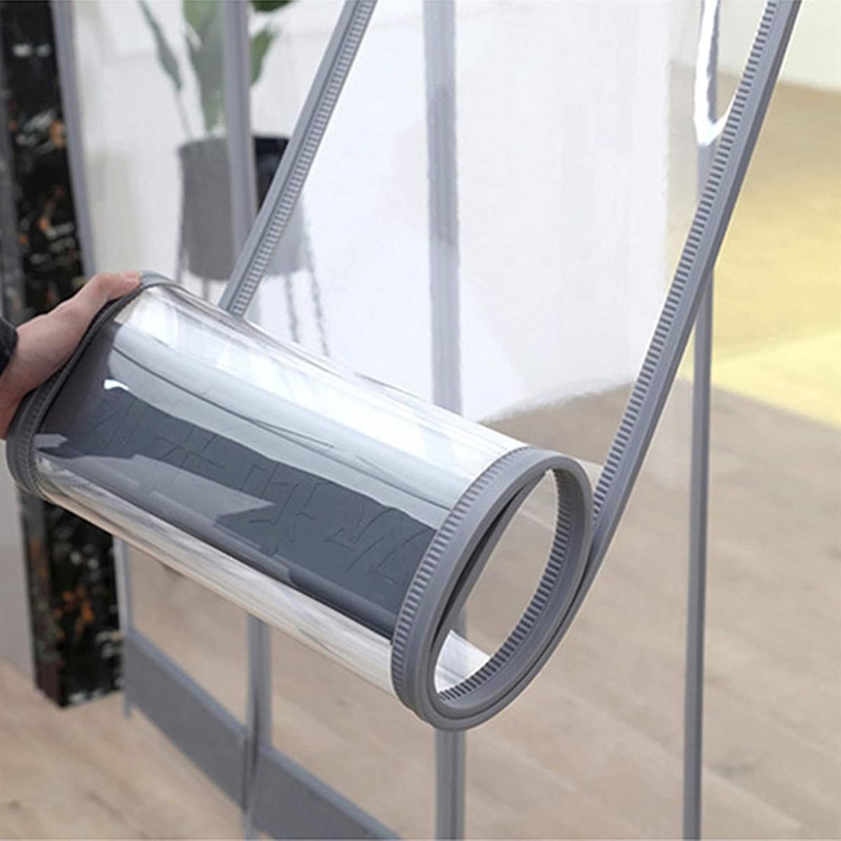 1MM MAGNETIC TRANSPARENT AC Air CONTROL CURTAINS - PER SQ FEET