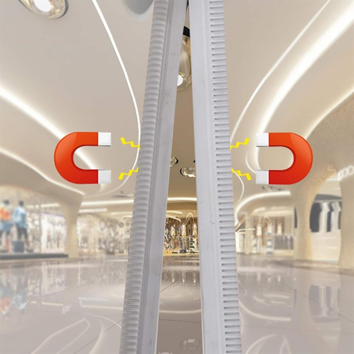 1MM MAGNETIC TRANSPARENT AC Air CONTROL CURTAINS - PER SQ FEET