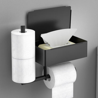 TOILET PAPER HOLDER WITH WET WIPE BOX