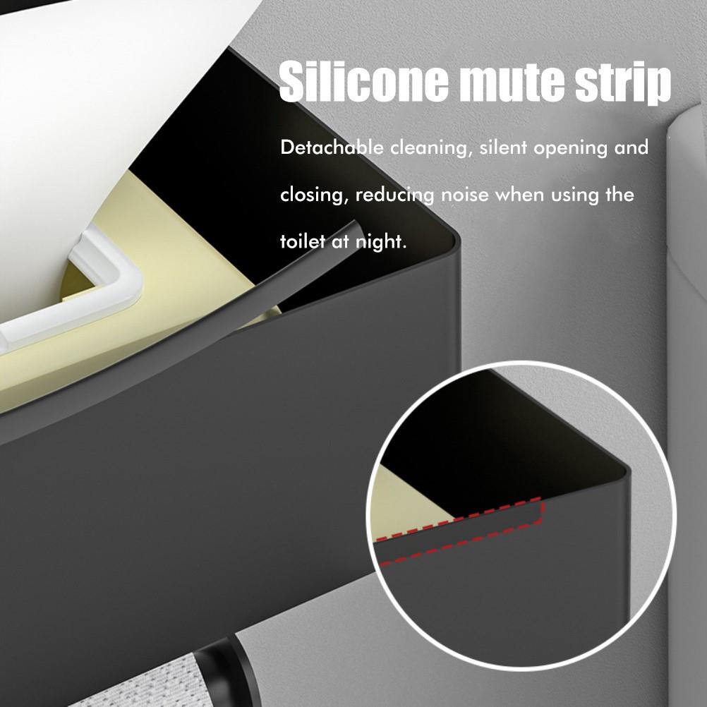 TOILET PAPER HOLDER WITH WET WIPE BOX