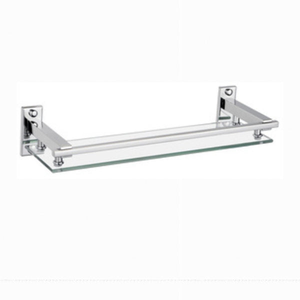 WESDA STAINLESS STEEL 304 BATHROOM GLASS SHELF