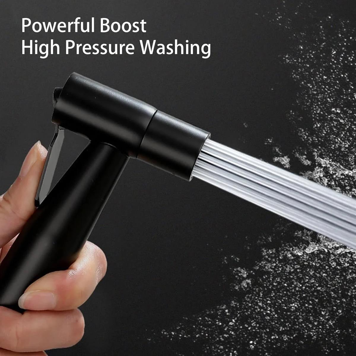 MATTE BLACK STAINLESS STEEL MUSLIM SHOWER HEAD