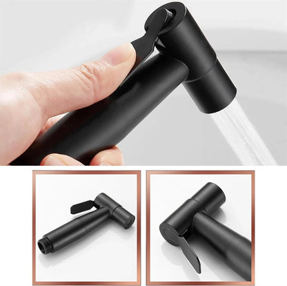 MATTE BLACK STAINLESS STEEL MUSLIM SHOWER HEAD