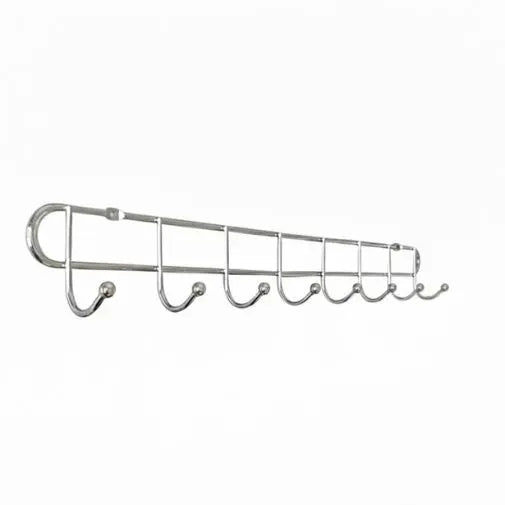 IRON WALL-MOUNTED KHUTTI | 8-HOOK CLOTH HANGER