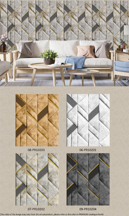 MODERN TRIANGLES - PREMIUM WALLPAPER ROLLS