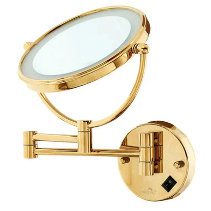 ROUND LED MAGNIFYING MIRROR FOR SHAVING & MAKEUP