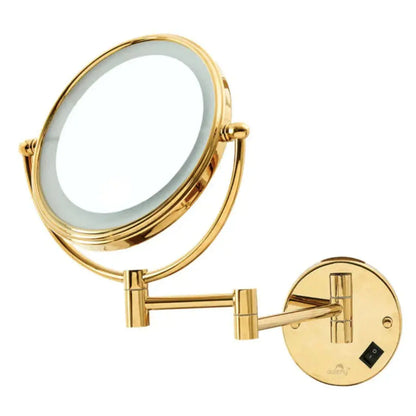ROUND LED MAGNIFYING MIRROR FOR SHAVING & MAKEUP